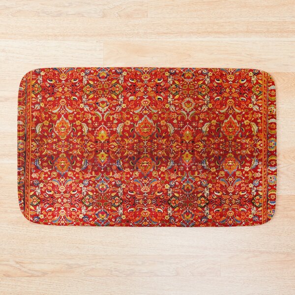 Item preview, Hanbury Hall Axminster Carpet Print designed and sold by Vicky Brago-Mitchell®.
