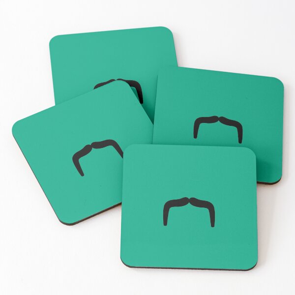 Item preview, The Horseshoe Mustache Face Mask - Black designed and sold by unrealindeed.