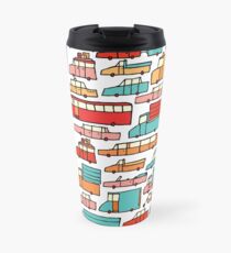 Cartoon seamless car pattern Travel Mug
