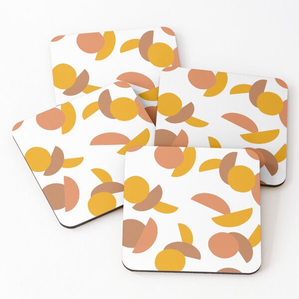 Item preview, Geometric shapes pattern in earth tones designed and sold by Nadezda Kravcenko.