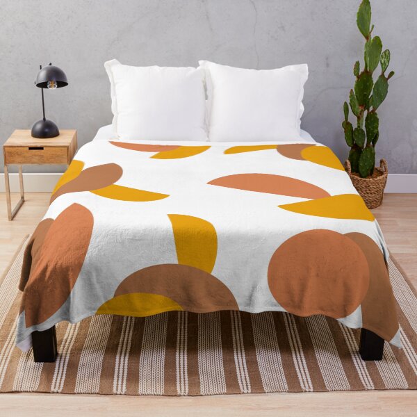 Item preview, Geometric shapes pattern in earth tones designed and sold by Nadezda Kravcenko.