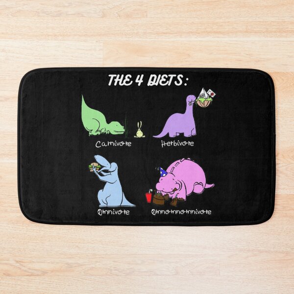 Item preview, The 4 Diets: Carnivore, Herbivore, Omnivore, Omnomnomnivore (light) designed and sold by LewisJJC.