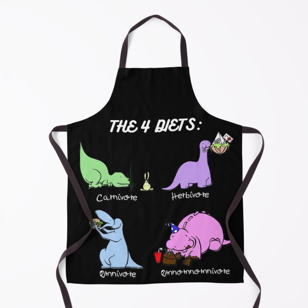 Item preview, The 4 Diets: Carnivore, Herbivore, Omnivore, Omnomnomnivore (light) designed and sold by LewisJJC.