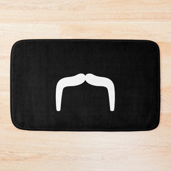 Item preview, The Horseshoe Mustache Face Mask - White designed and sold by unrealindeed.
