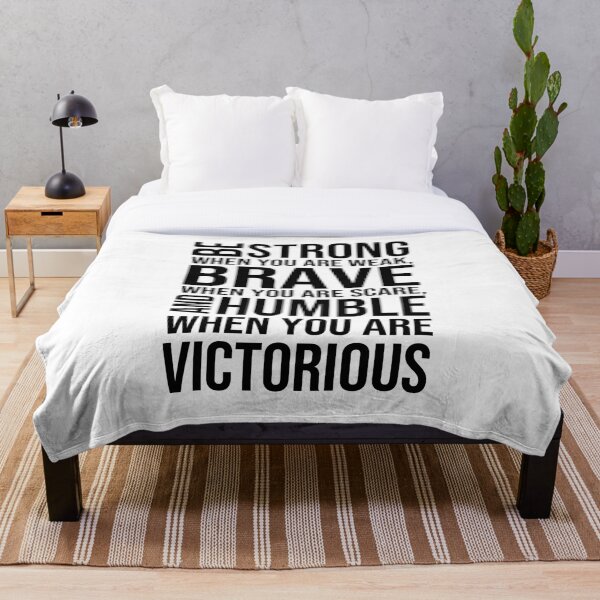 Item preview, Be Strong, Brave, Humble Motivational Quotes designed and sold by AnimeLove89.