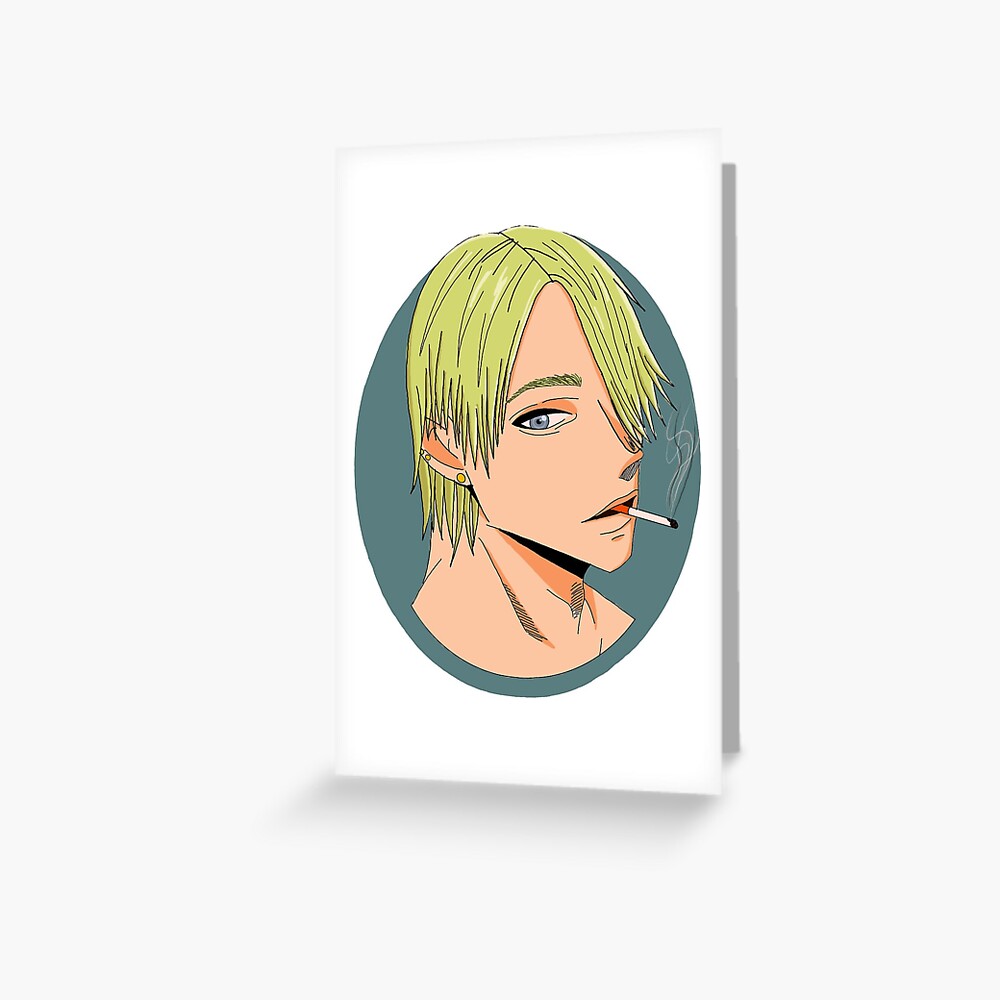 Sanji Vinsmoke Fan Art Greeting Card By Chiararcella Redbubble