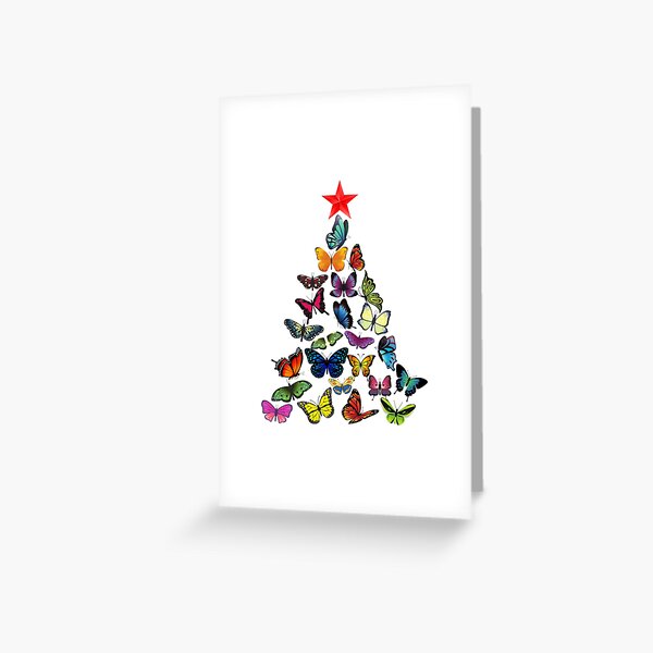 Item preview, Christmas tree with butterflies  designed and sold by springbloomb.
