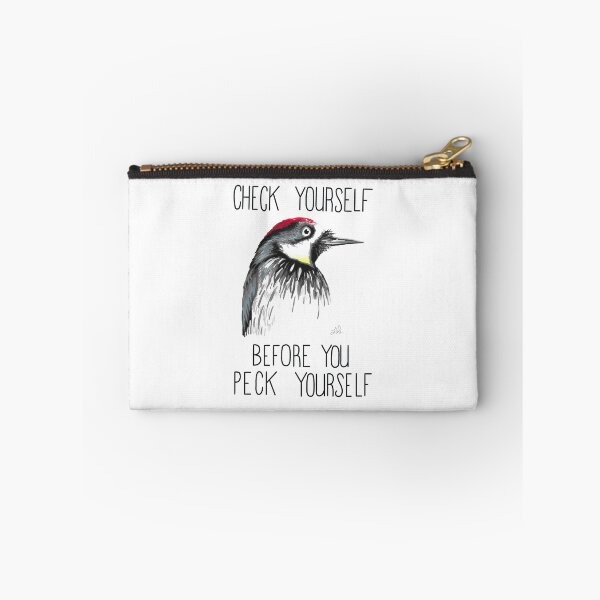 Item preview, Check Yourself Before You Peck Yourself (Acorn Woodpecker) designed and sold by LauraWolfArtist.