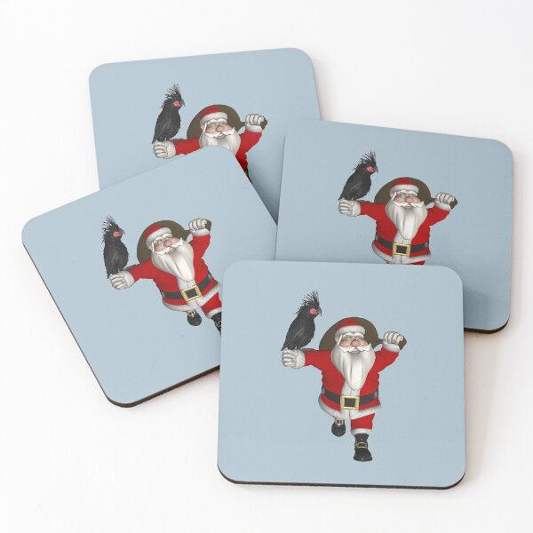 Item preview, Santa Claus Loves Cockatoos designed and sold by Mythos57.