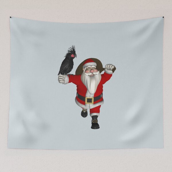 Item preview, Santa Claus Loves Cockatoos designed and sold by Mythos57.