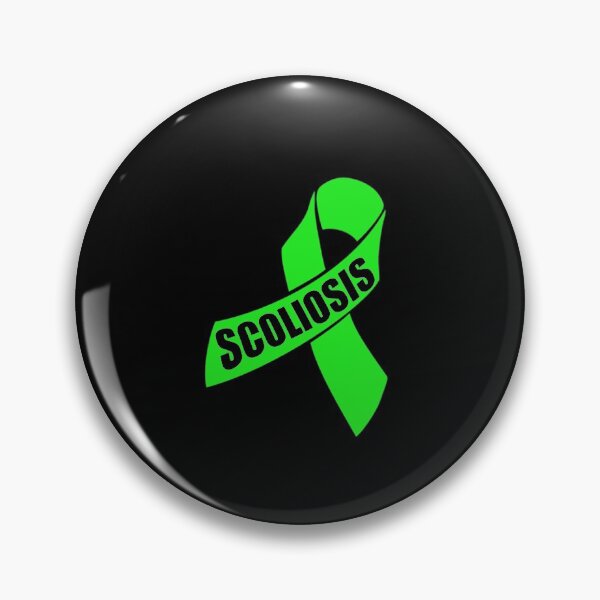 Item preview, Scoliosis ribbon designed and sold by mederDESIGNS.