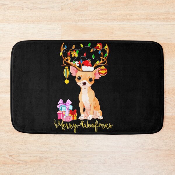 Item preview, Chihuahua woofmas christmas light designed and sold by abiabo.