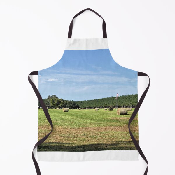 Item preview, Rolled Hay Bales - Alabama Panorama designed and sold by jtrommer.