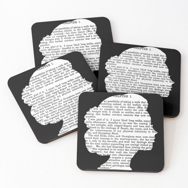 Item preview, Jane Eyre Text in Silhouette designed and sold by BookBiffle.