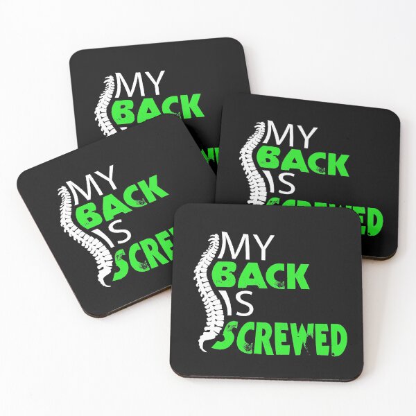 Item preview, My back is screwed designed and sold by mederDESIGNS.