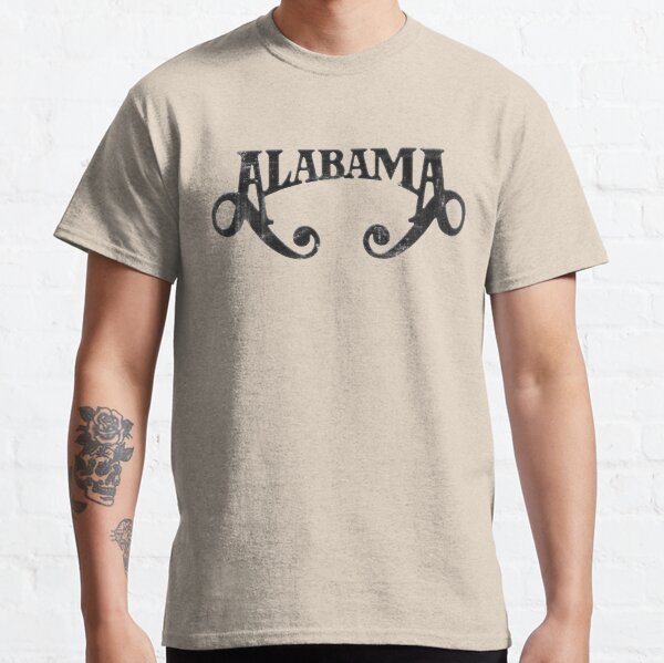 alabama grunge retro country band logo design Classic T-Shirt