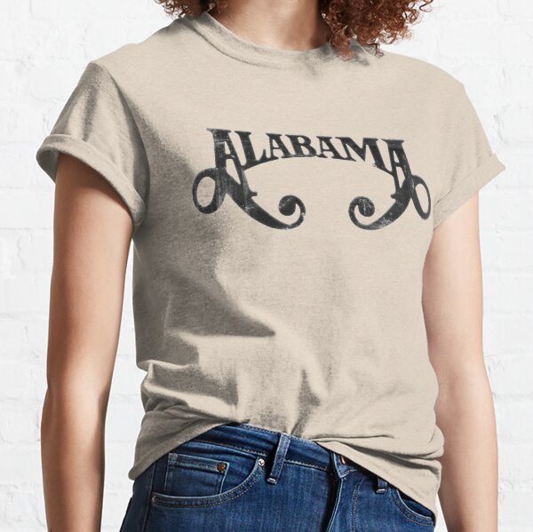 alabama grunge retro country band logo design Classic T-Shirt