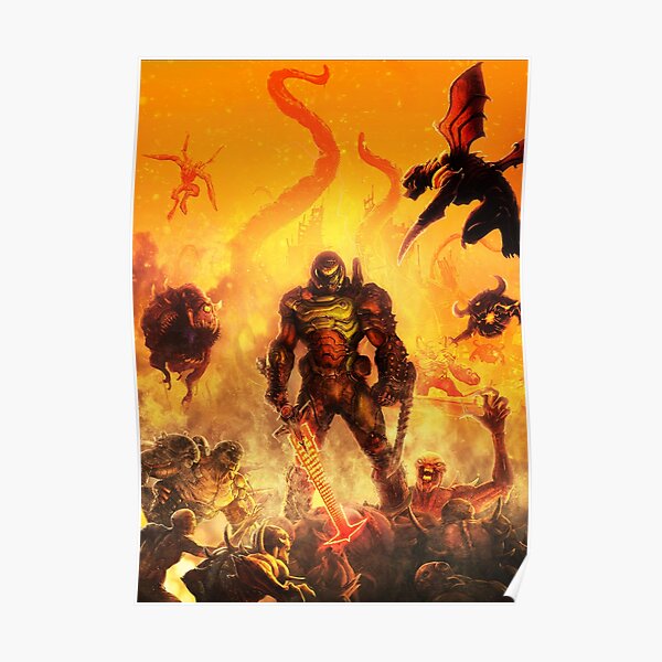 Doom Eternal - Artwork - Poster - Gamer Poster