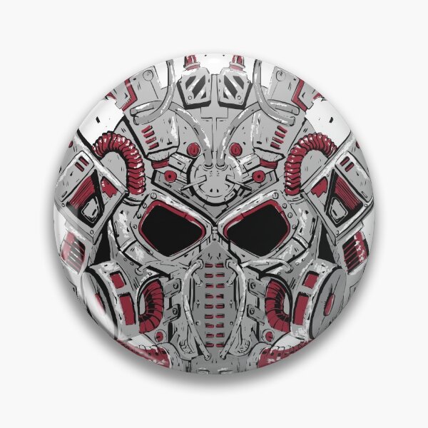 Item preview, Robot Samurai Skull Mask designed and sold by MiscelChr.