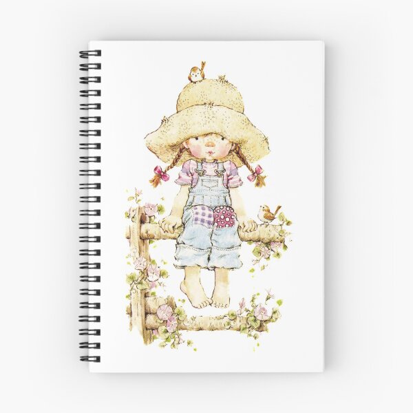 Item preview, Sarah Kay - Girl sitting on a fence with birds designed and sold by jwebmarket.