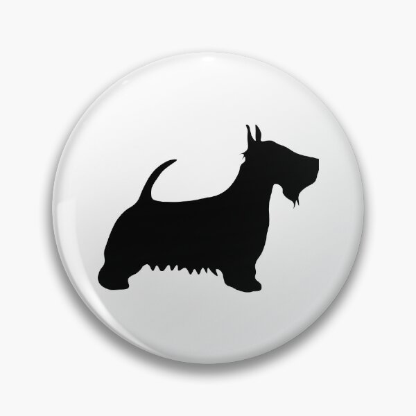 Item preview, Scottish Terrier Dog Silhouette - Black  designed and sold by MacPean.