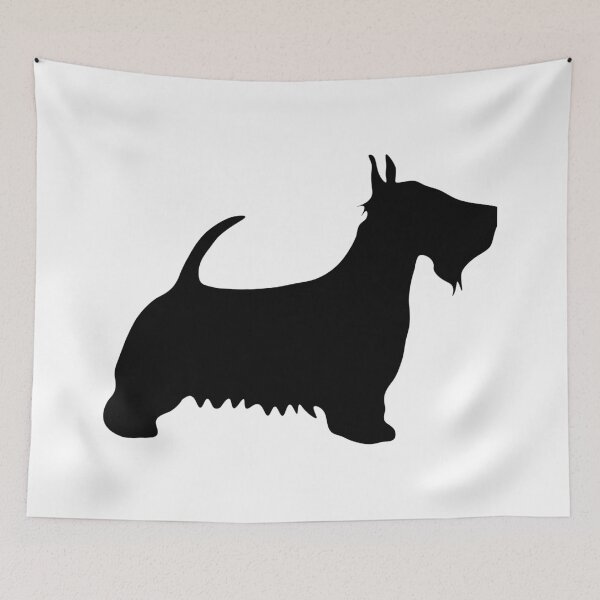 Item preview, Scottish Terrier Dog Silhouette - Black  designed and sold by MacPean.