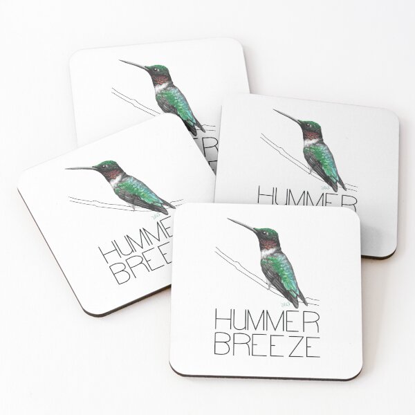 Item preview, Hummer Breeze (Ruby-throated Hummingbird) designed and sold by LauraWolfArtist.