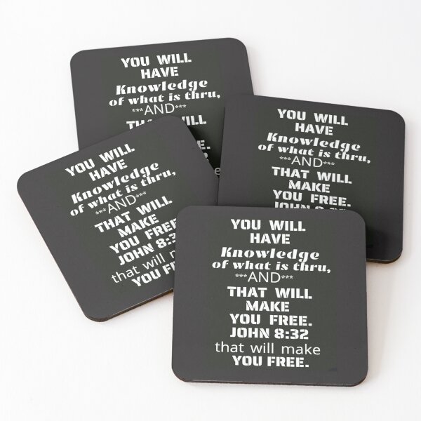 Item preview, *JOHN 8:32* designed and sold by Berezabella.
