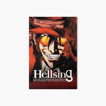 Alucard Hellsing V2 Art Board Print By Artsyscales21 Redbubble