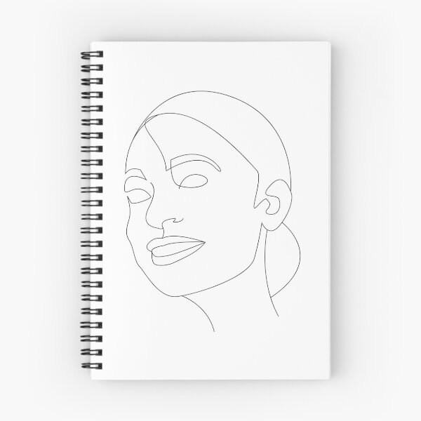 Item preview, Line Girl smiling designed and sold by illustrations77.