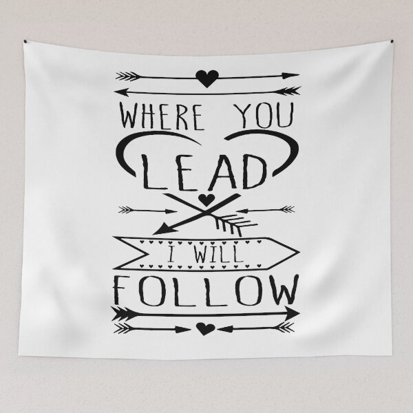 Item preview, Where You Lead I Will Follow designed and sold by Funny Tee.