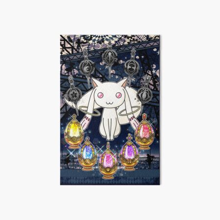 Kyubey Art Board Print