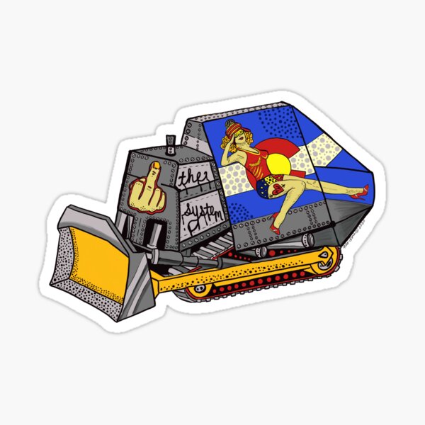 Aperçu de l'œuvre Journées du bulldozer créée et vendue par Heartsonfireart.