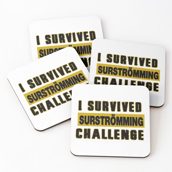Item preview, I Survived  Surströmming Challenge fish gift designed and sold by design880.