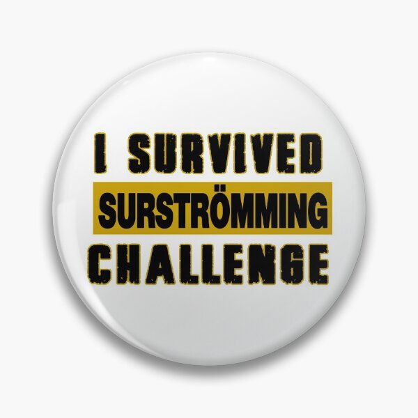 Item preview, I Survived  Surströmming Challenge fish gift designed and sold by design880.