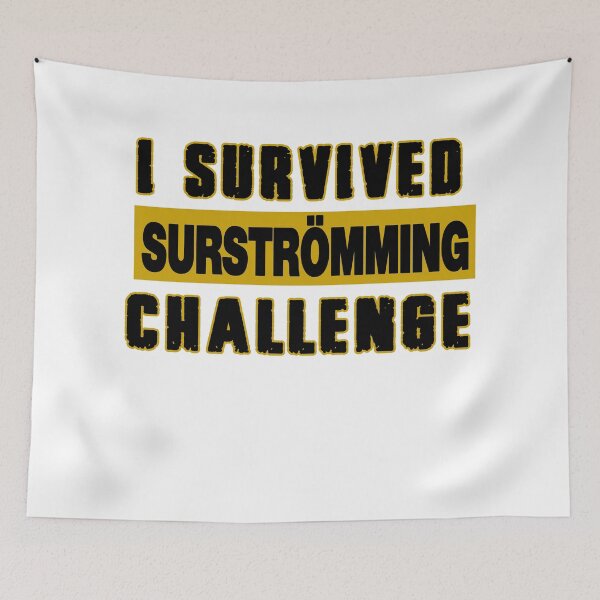 Item preview, I Survived  Surströmming Challenge fish gift designed and sold by design880.
