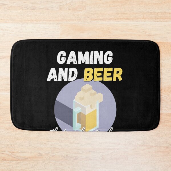 Item preview, Beer In Pixel Design - Gaming And Beer Fun Humor designed and sold by Two Left Hands Design.