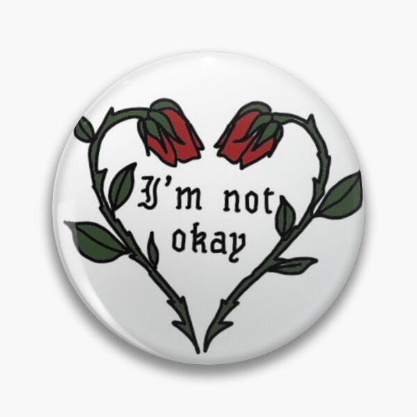 Item preview, I'm not okay colored designed and sold by summitleigh.