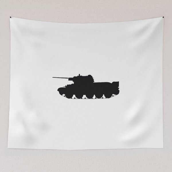 Item preview, Tank T-34 silhouaette designed and sold by binti163.