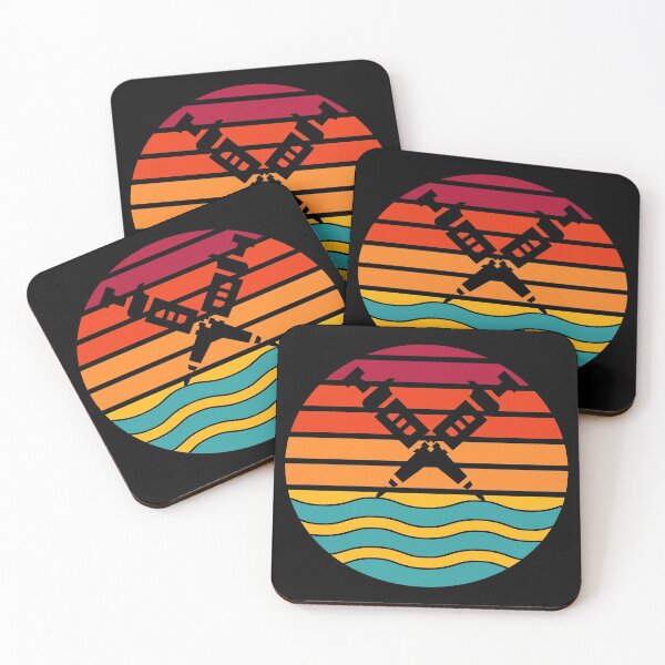 Item preview, WAVY RETRO SUNSET PIPETTES designed and sold by Hippiesole.