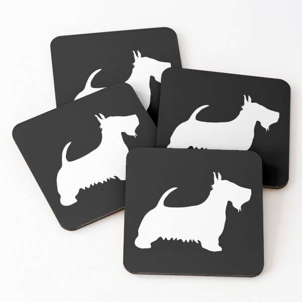 Item preview, Scottish Terrier Dog Silhouette - White  designed and sold by MacPean.