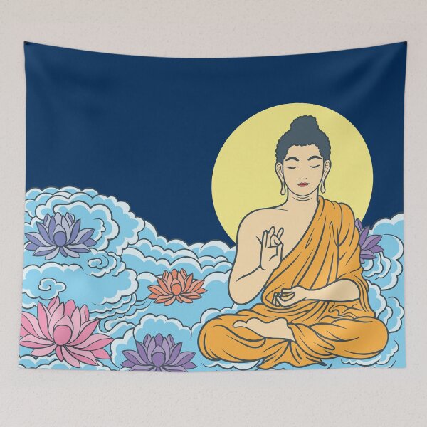 Aperçu de l'œuvre Bouddha du Nirvana créée et vendue par SiddharthaMoon.