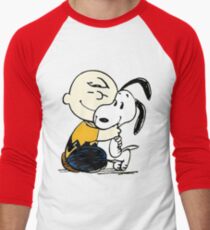 Snoopy and Charlie Soulmate Men's Baseball ¾ T-Shirt