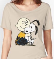 Snoopy and Charlie Soulmate Women's Relaxed Fit T-Shirt