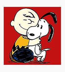 Snoopy and Charlie Soulmate Photographic Print