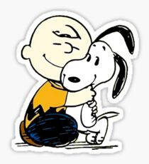 Snoopy and Charlie Soulmate Sticker