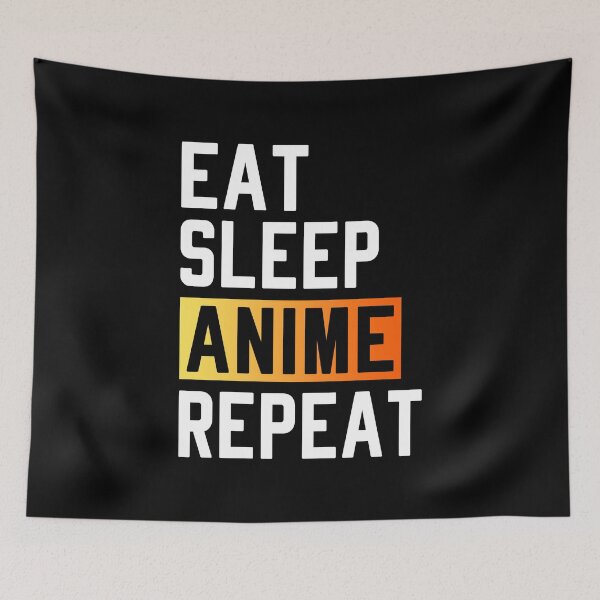 Item preview, Eat Sleep Anime Repeat - Anime fan designed and sold by T-shirt For You.