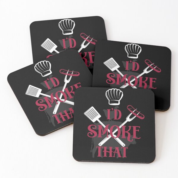 Item preview, I'd Smoke That, Funny Bbq Chef Cook Dad, Gift for Lover Foodies Smoke designed and sold by JUSTBEELEGANT.