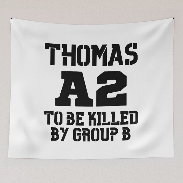 Item preview, Thomas A2 to be Killed by Group B  designed and sold by KarolinaPaz.