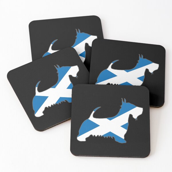 Item preview, Saltire Flag Scottish Terrier Dog Silhouette   designed and sold by MacPean.
